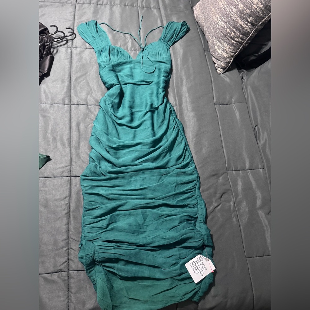 ASOS Design Green Maxi Dress